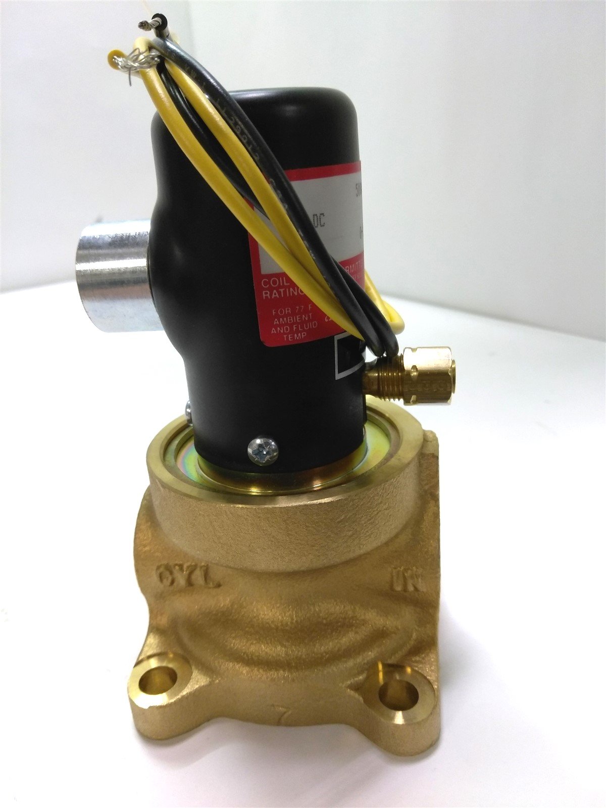 New – Open box Humphrey 500AE1 3 10 Electric Solenoid Valve, 0 -125 psi, 1/2" NPT, 24V DC