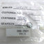 New Lot of 6 New KMS SSR4DR-6 Radial Ball Bearings, 316 Stainless, ID 1/4", OD 5/8"