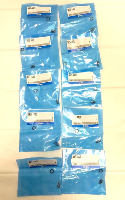 New Lot of 10 New SMC MXY-AA01 Stud Assemblies, For the MXY Series of Slide Tables