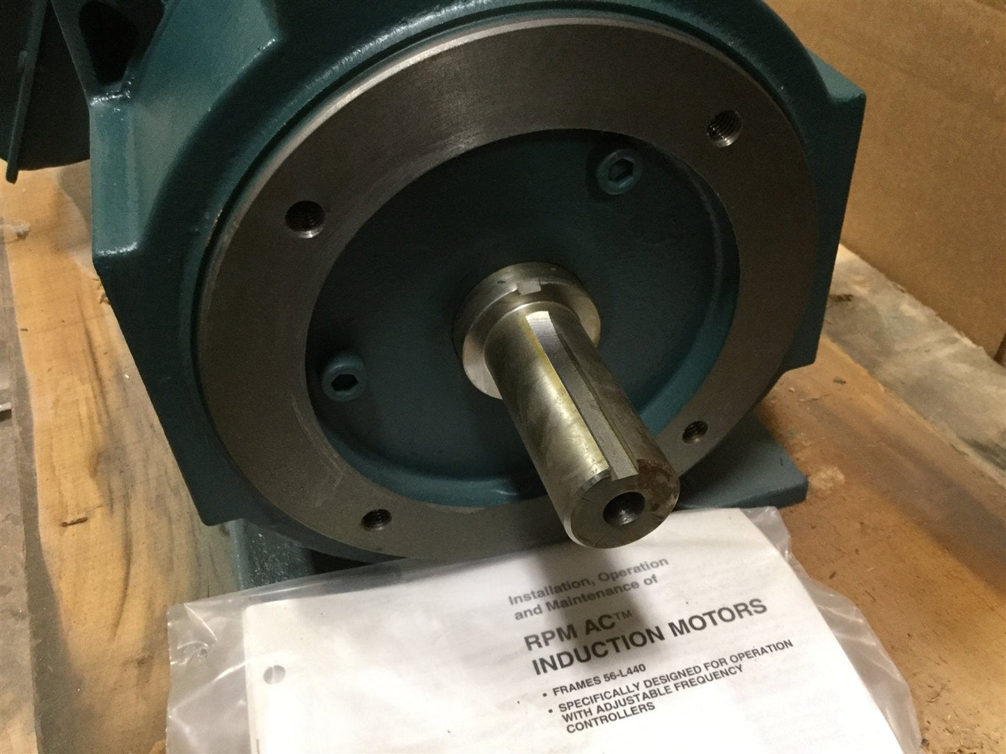 New Other Reliance Electric 6986155-001-BJT1 Inverter AC Motor, Volts: 460V, Shaft: 1.375"