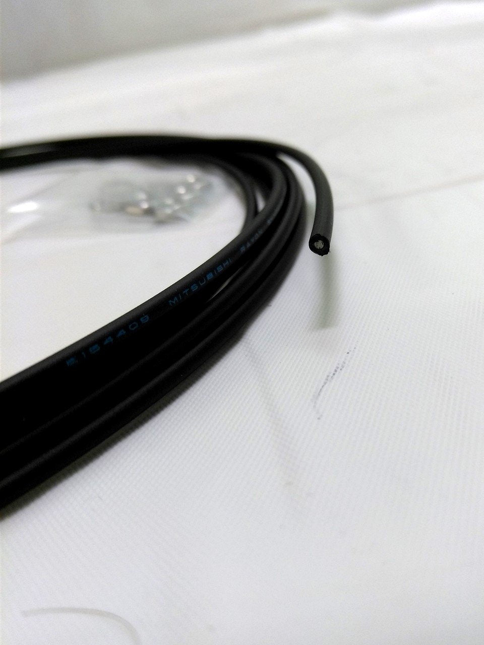 New Lot of 2 New SICK LLK2-M4DB02 Fiber Optic Cable, 1mm Bundle, .2m Long