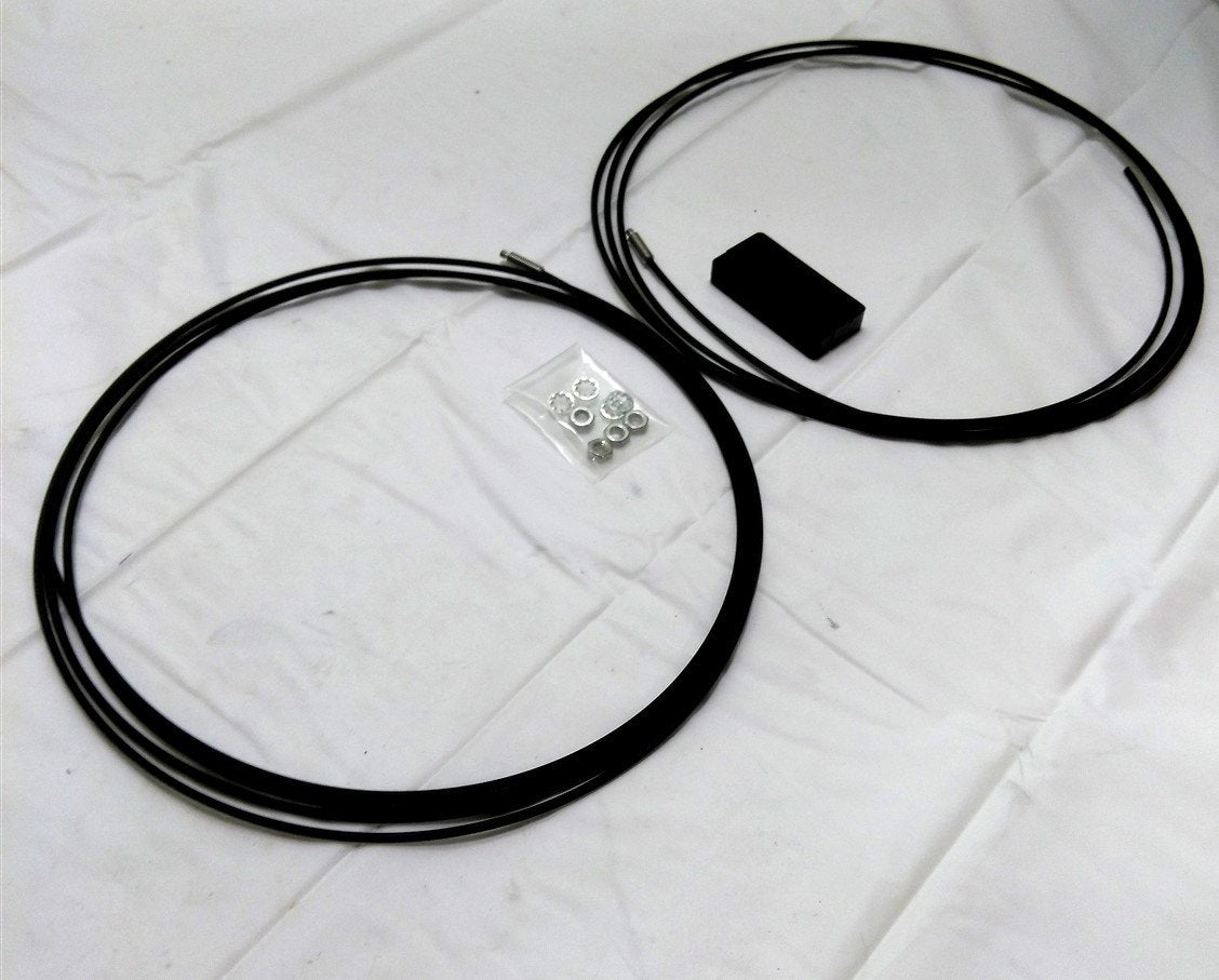 New Lot of 2 New SICK LLK2-M4DB02 Fiber Optic Cable, 1mm Bundle, .2m Long