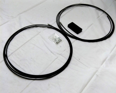 New Lot of 2 New SICK LLK2-M4DB02 Fiber Optic Cable, 1mm Bundle, .2m Long