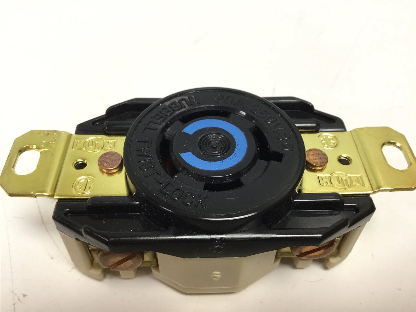 New Hubbell HBL2420 Female Receptacle 3-Pole 4-Wire Grounding 20A 3 Phase 250VAC