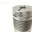 Used Gerwah AKN 18 Metal Bellows Coupling, Inside Diameter: 18mm to 0.5", OD: 45mm