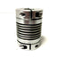 Used Gerwah AKN 18 Metal Bellows Coupling, Inside Diameter: 18mm to 0.5", OD: 45mm