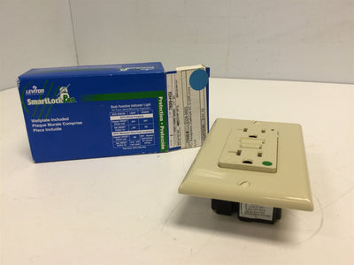 New Leviton 7899-HGI Wall Receptacle 2-Pole 3-Wire Grounding 20A 125VAC