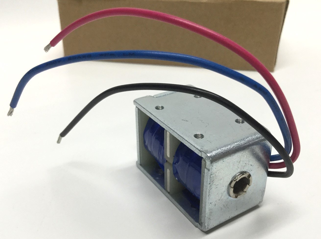 New Lot of 5 Intertec Red Magnetics ITS-LX-2723 Bistable Electric Solenoid 12VDC 8mm