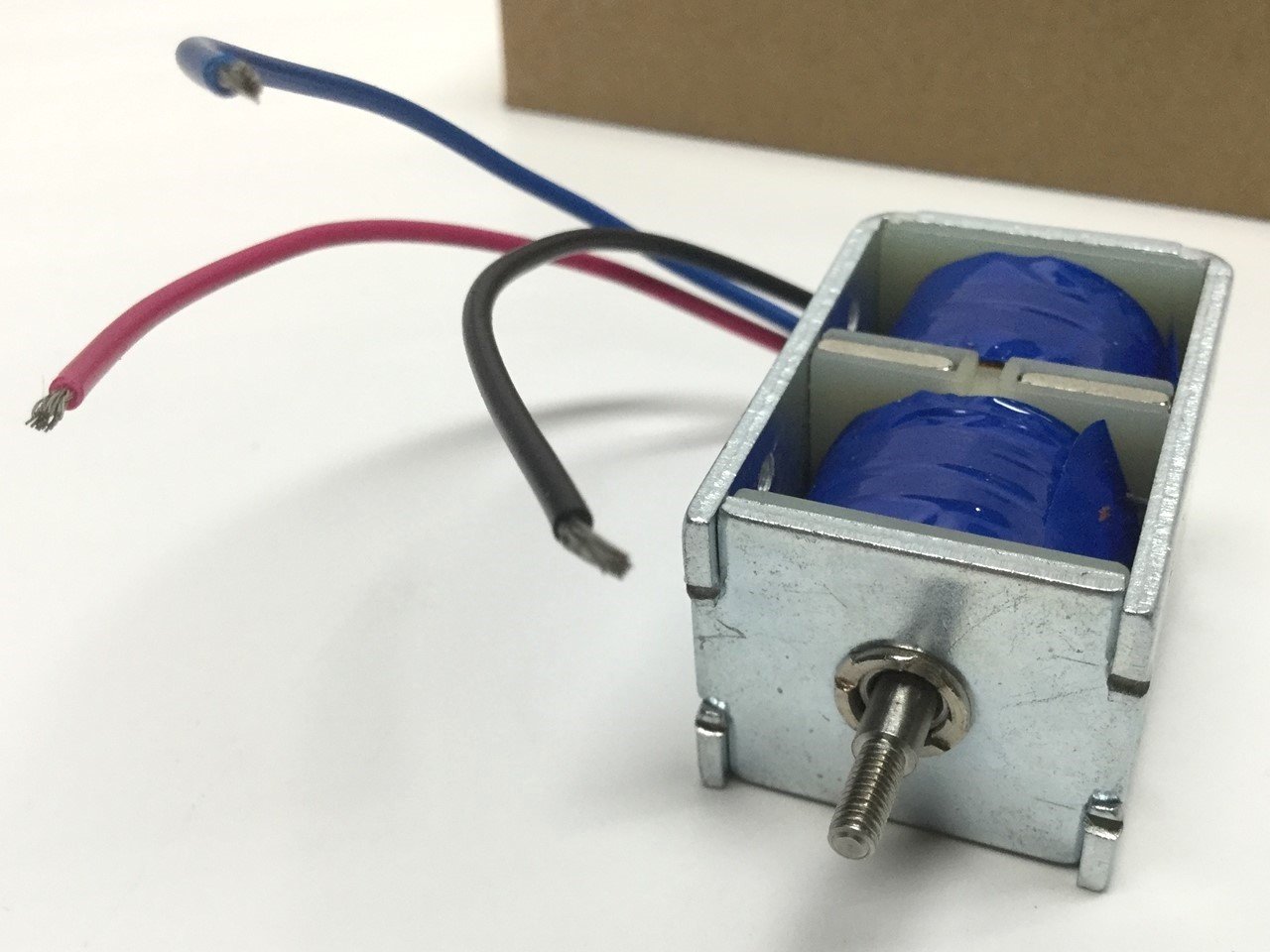 New Lot of 5 Intertec Red Magnetics ITS-LX-2723 Bistable Electric Solenoid 12VDC 8mm