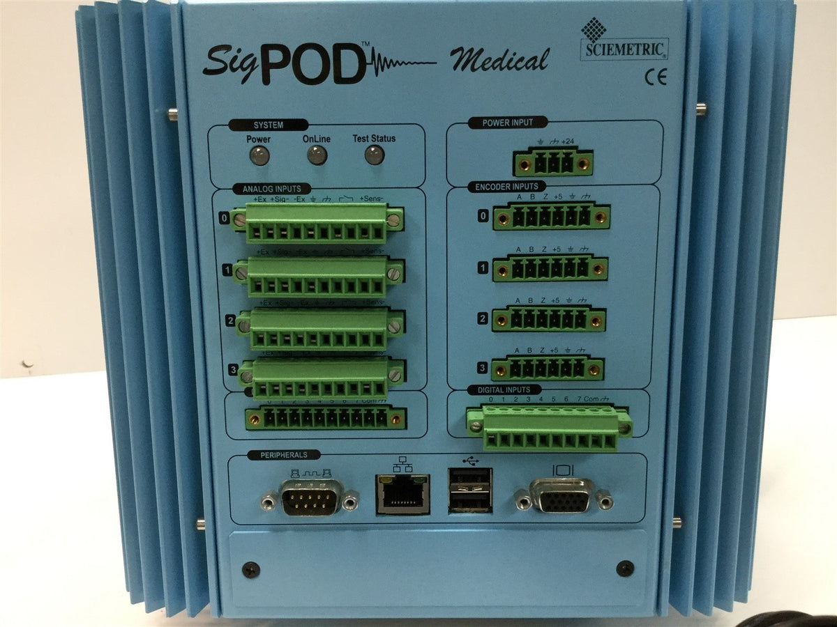 Sentinel Sigpod Sciemetric sigPOD 1804 Process Monitor, 8 Digital I/O, 4 Analog In, 4 ...