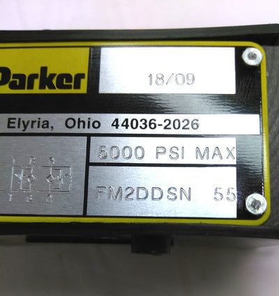 New  New Parker FM2DDSN Manapak Hydraulic Flow Control Valve, 5000 PSI, CETOP 3, D03