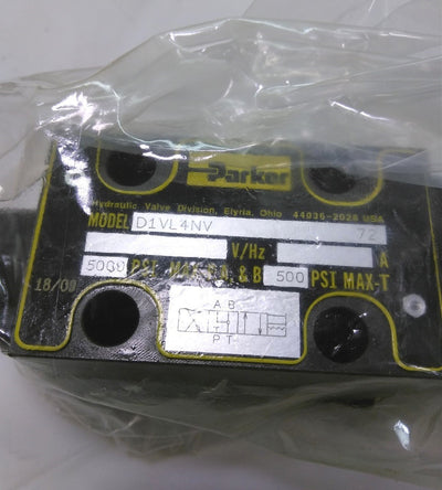 New Parker D1VL4NV Direct Operated Control Valve, CETOP 03, NFPA D03, 5000 PSI