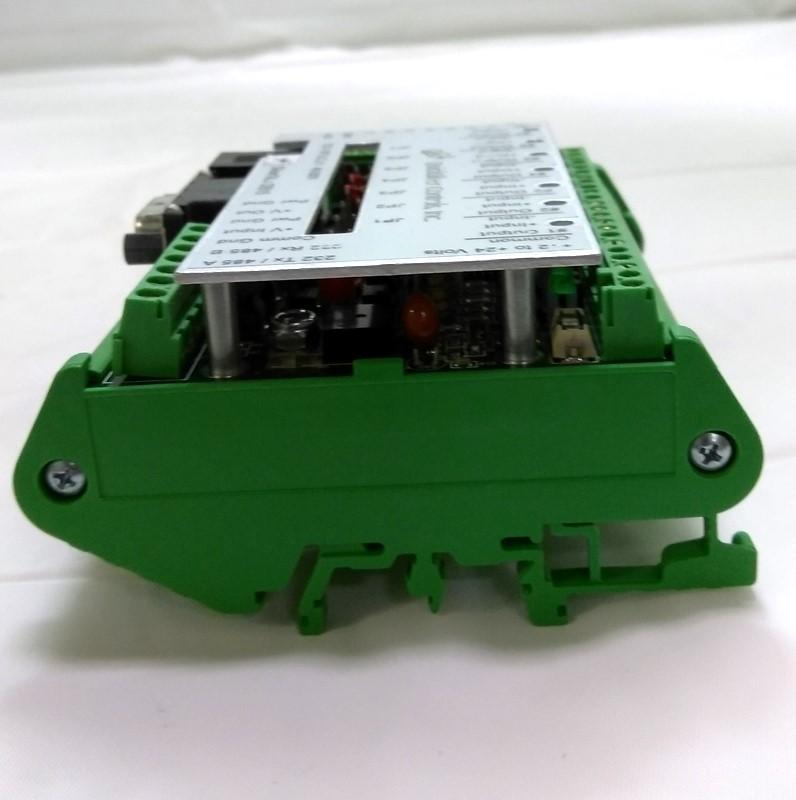 Used QuickSilver QCI-OPTOC-24 Optical I/O Module, Voltage 5-24VDC, DIN Mount, 7 I/O's