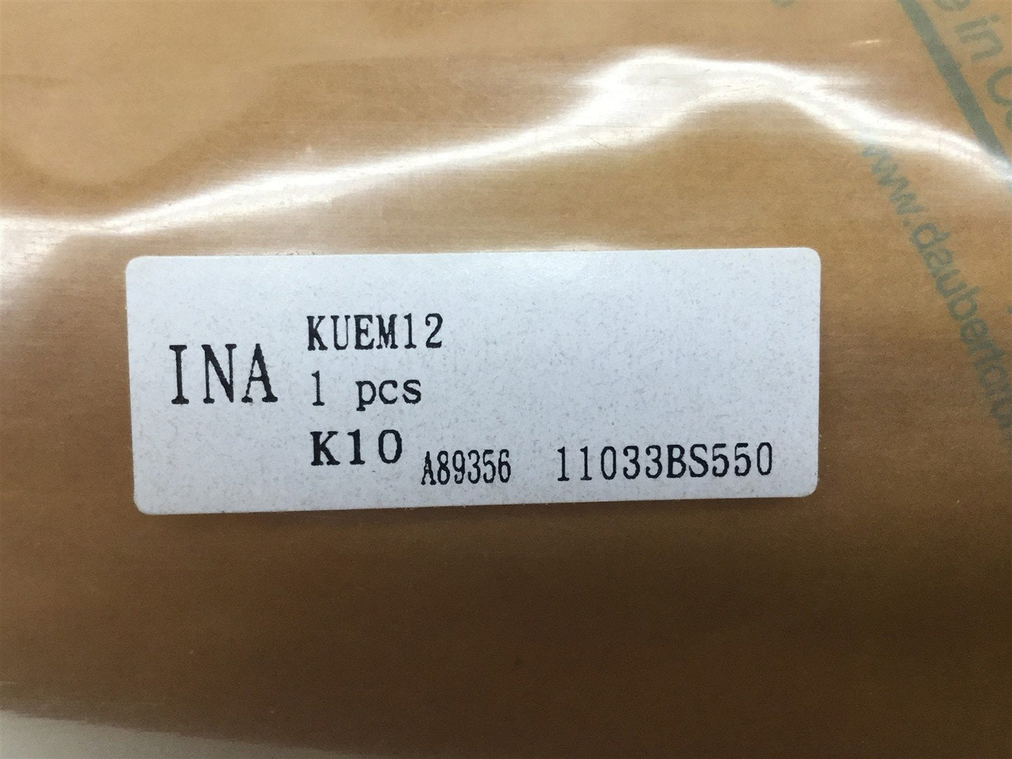 New INA Schaeffler KUEM12-W Miniature Carriage Ball Bearing Linear Rail 550mm Long