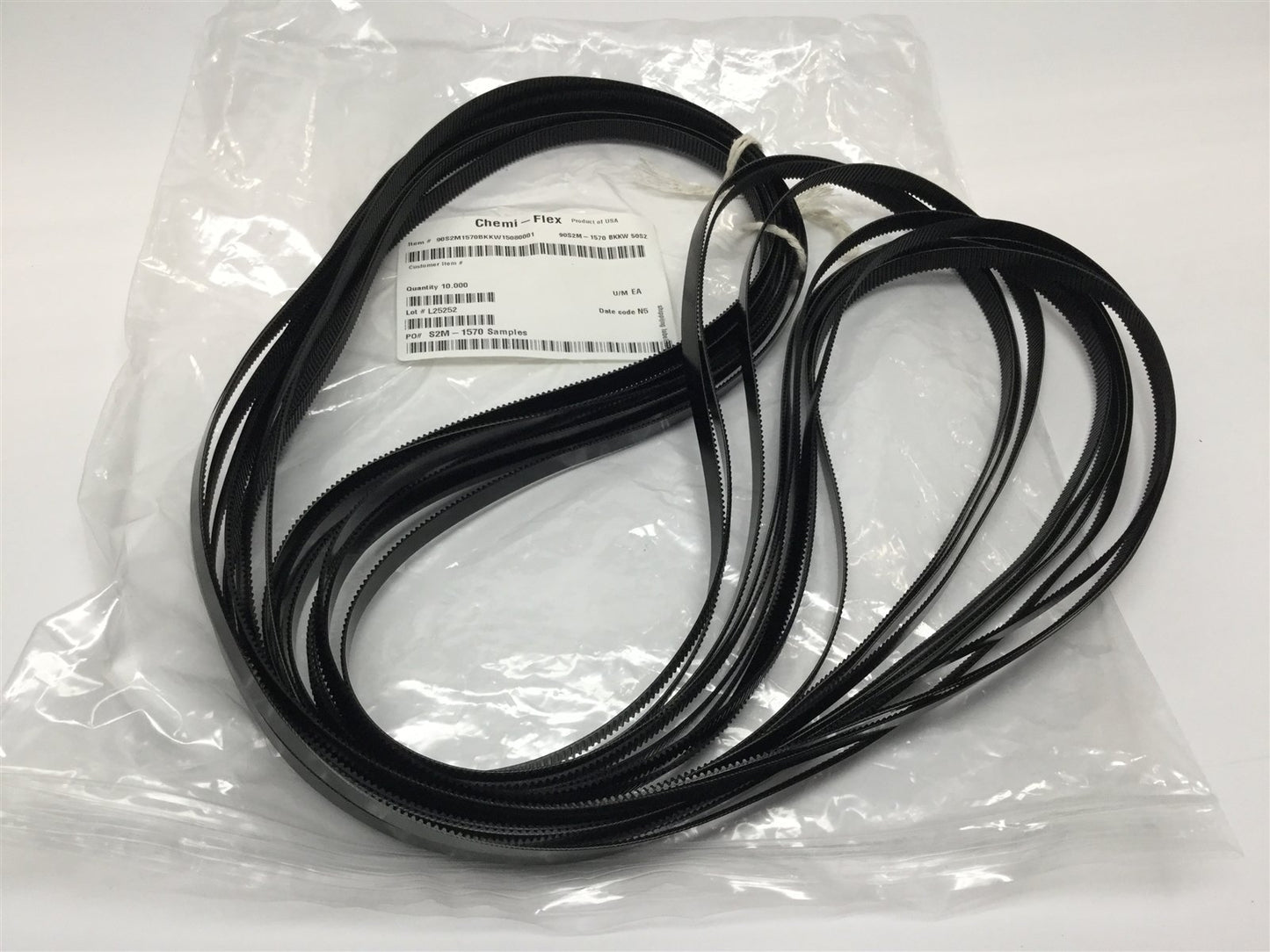 New Lot of 10 Chemi-Flex 90S2M-1570 Urethane Timing Belt 9mm W, 1570mm L, 785 Tooth