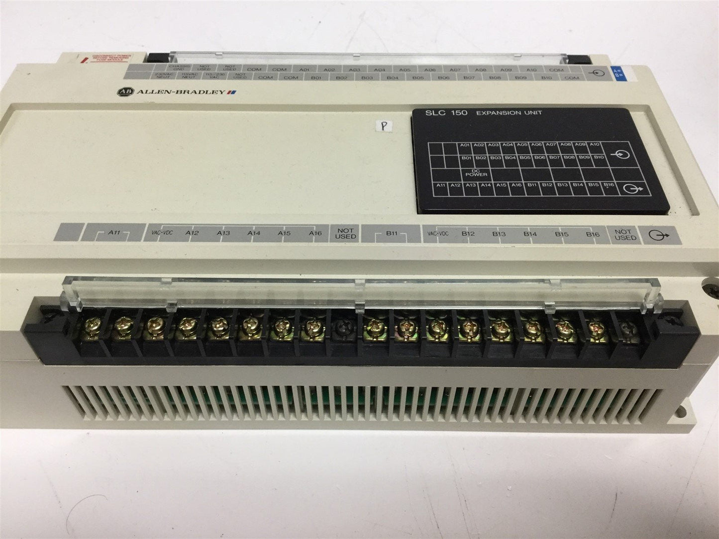 Used Allen Bradley 1745-LP153 Series A SLC 150 PLC Voltage: 24VDC, 12 Out, 20 In