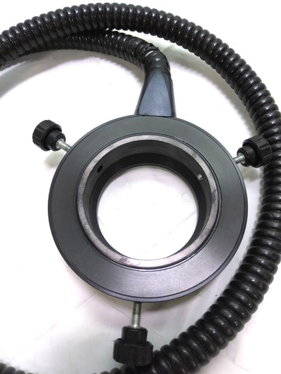 Used Fiber Optic Ring Light, 53mm ID, 9mm Bundle, 15mm In, 33" L *Damaged See Pics*