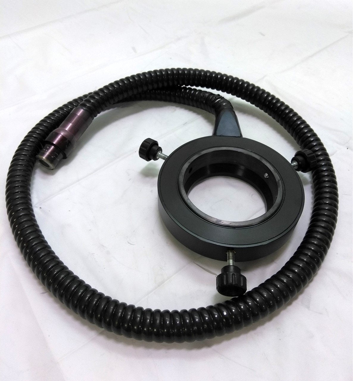 Used Fiber Optic Ring Light, 53mm ID, 9mm Bundle, 15mm In, 33" L *Damaged See Pics*