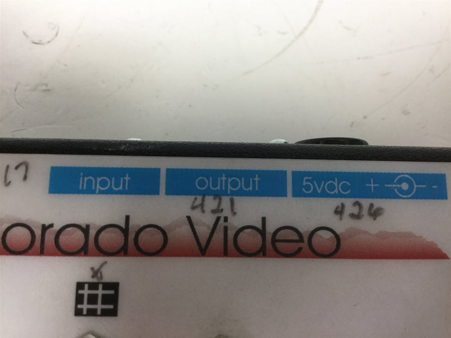 Used Colorado Video 619DS S-Video Dual Cross Hair Generator 3.25"x4.38"x1.5" 5V DC