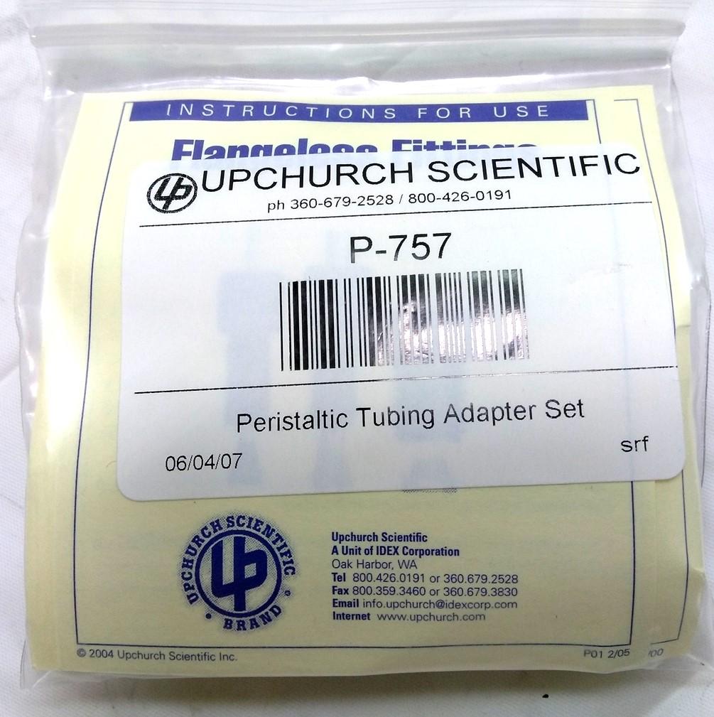 New Lot of 2 New Upchurch Scientific P-757 Tubing Adapters, Rigid to Soft Tubing