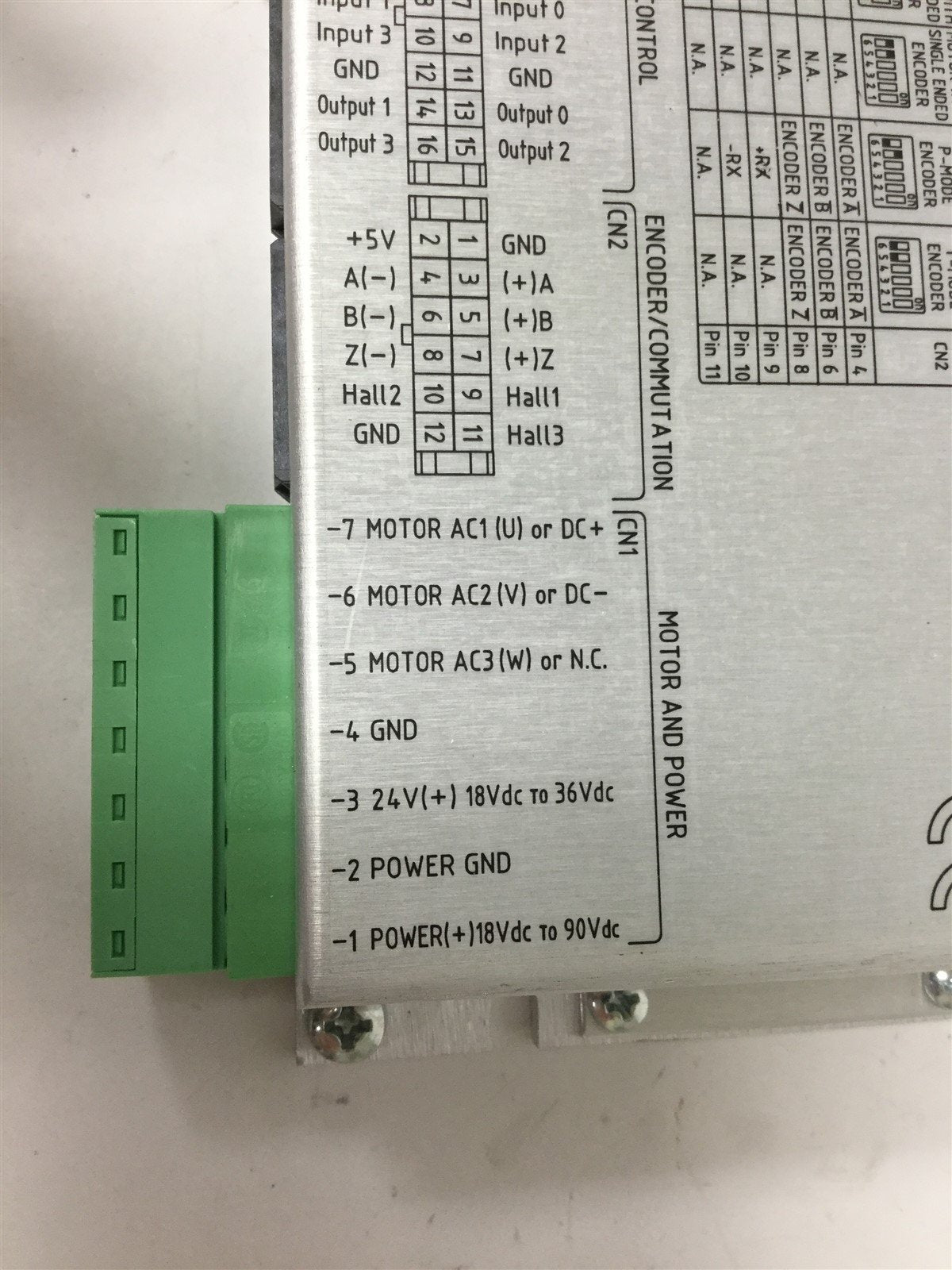 Used Logosol HSSI-SA1-1210 Digital Servo Amplifier, 18-90VDC, 4x Input 4x Output