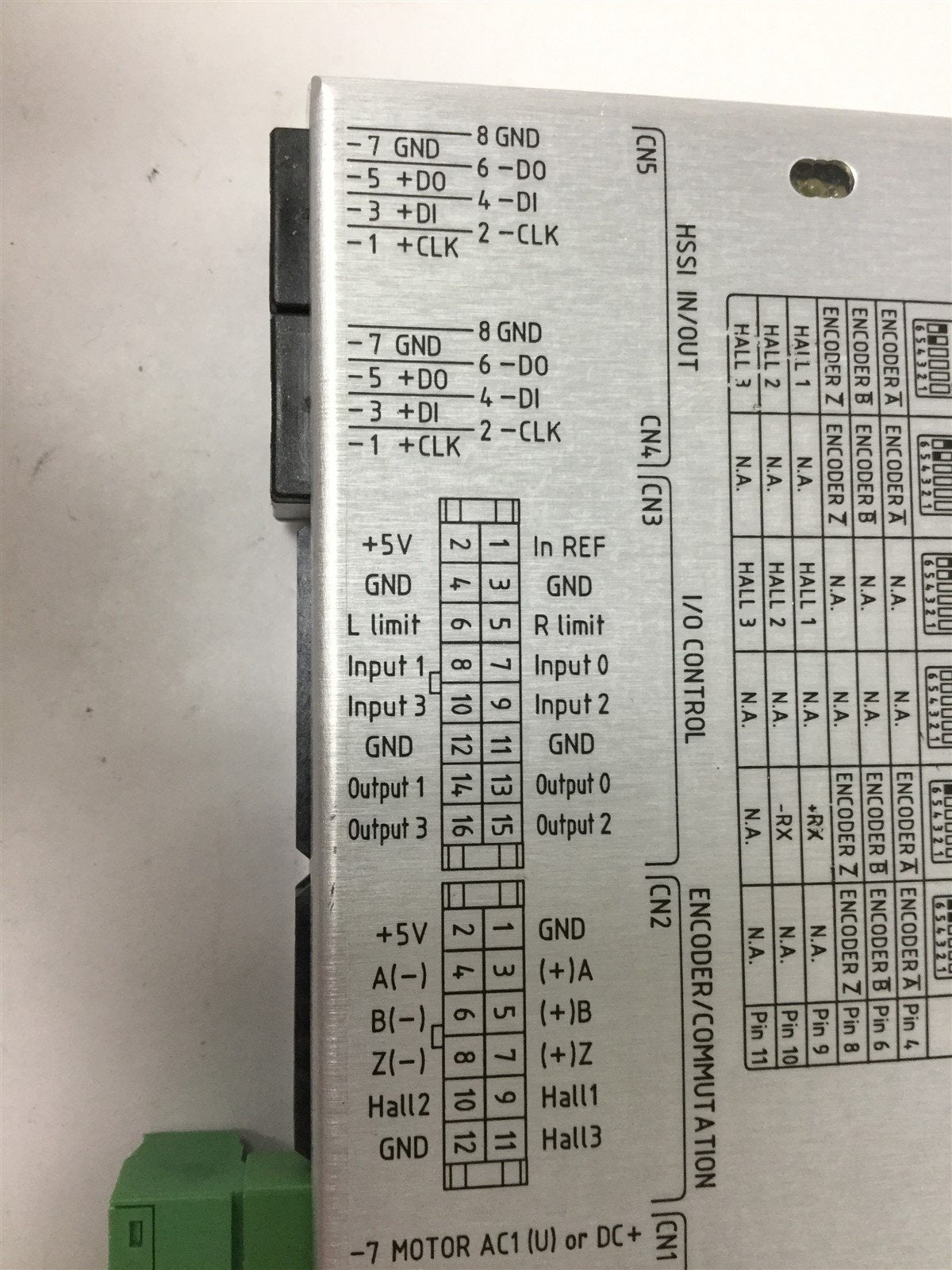 Used Logosol HSSI-SA1-1210 Digital Servo Amplifier, 18-90VDC, 4x Input 4x Output
