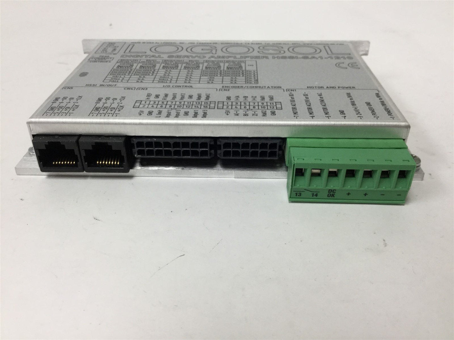 Used Logosol HSSI-SA1-1210 Digital Servo Amplifier, 18-90VDC, 4x Input 4x Output