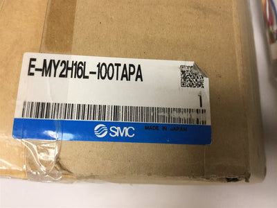 New SMC E-MY2H16L-100TAPA E-Rodless Actuator, Stroke: 100mm, Power: 24VDC 2.5A