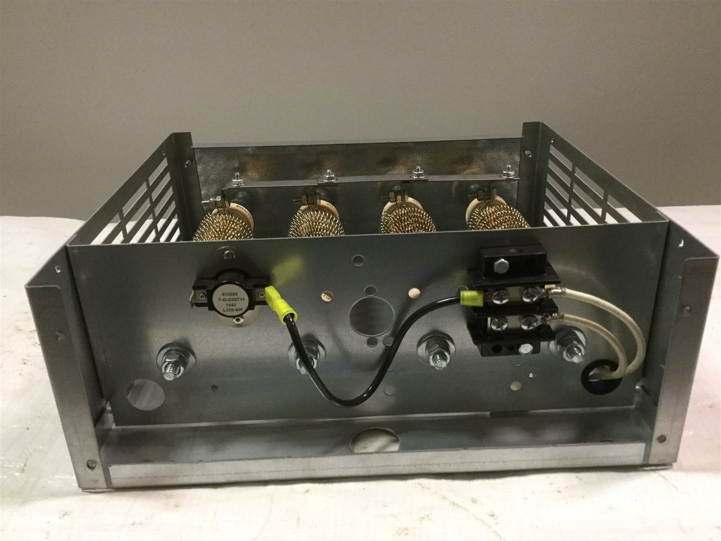 New – Open box NEW Powerohm WR 2500 Wire Wound Heating Element Box 2200W w/60T Limit 240VAC