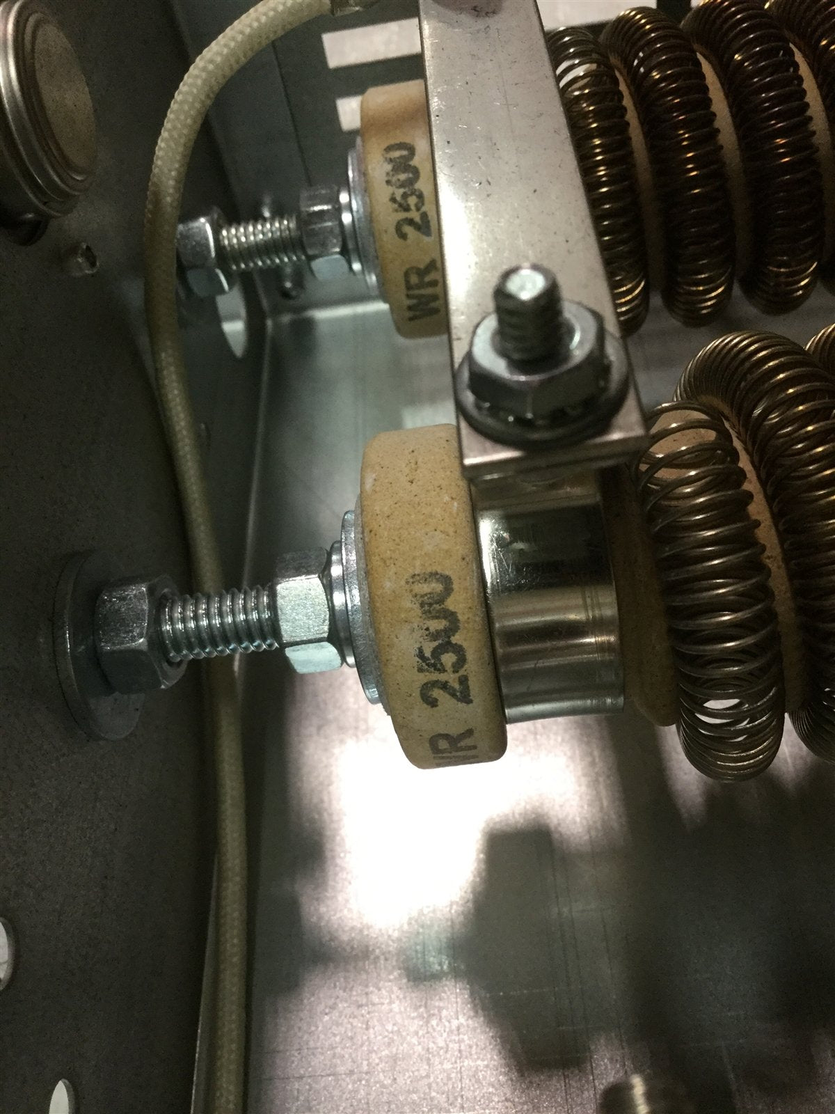 New – Open box NEW Powerohm WR 2500 Wire Wound Heating Element Box 2200W w/60T Limit 240VAC