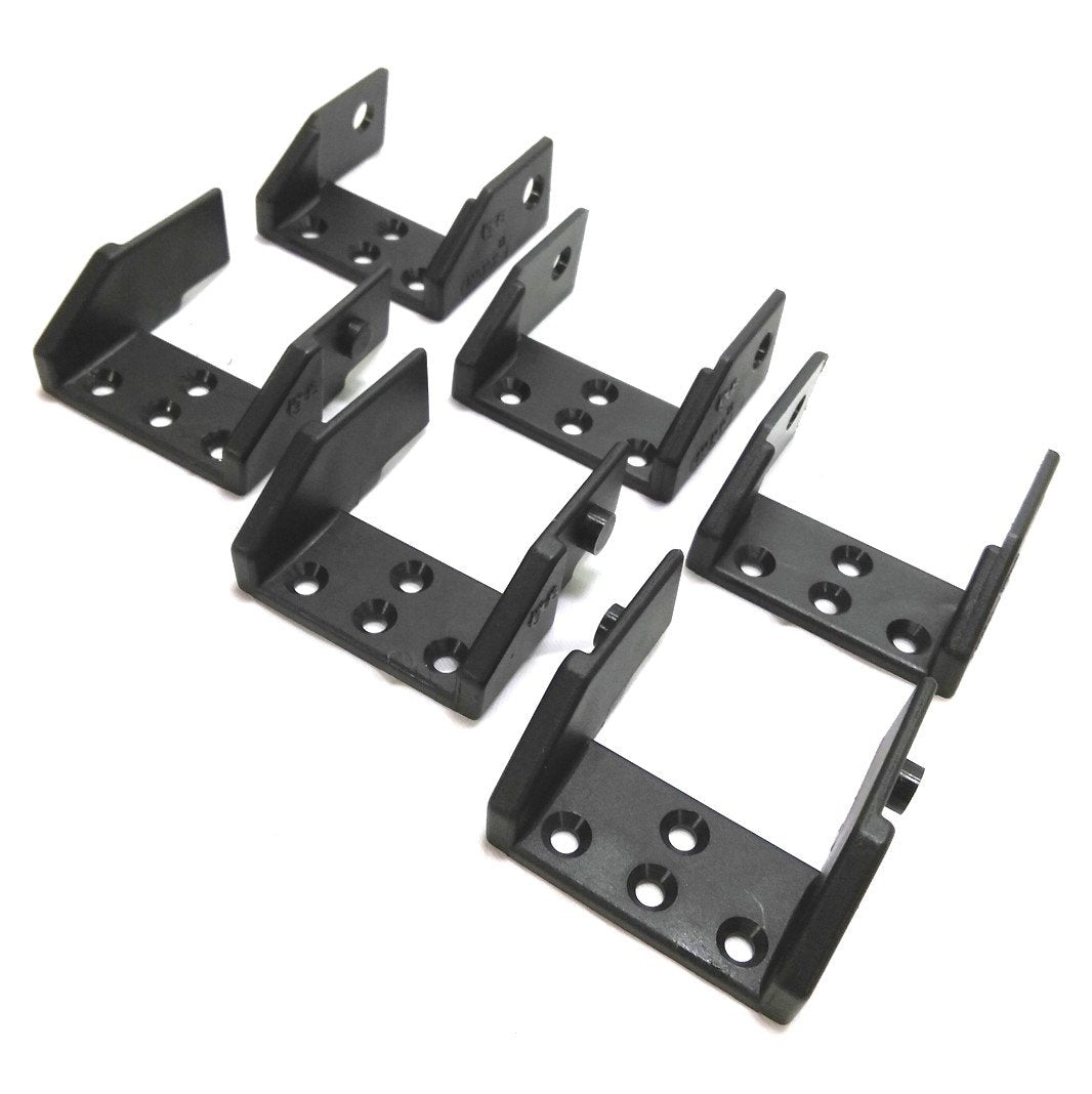 New Lot of 6 New Igus 080.30.1P Energy Chain Mounts, 3M, 3F, 1.37"L x 1.5"W x 0.65"H
