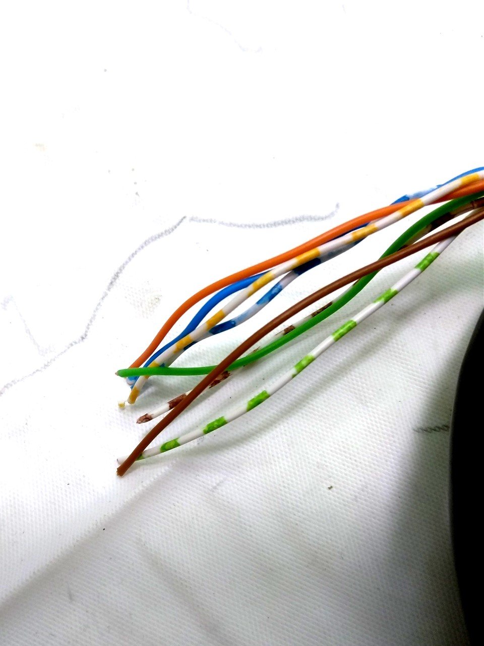 Used Cognex 849010102 Camera Power/IO Cable, M12 8Pin Male to Flying Leads, 9', 24VDC