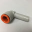 New Lot of 11 New SMC KQ2L13-13 One-Touch Plug-In Elbows, 1/2" Tube to 1/2" Plug-In