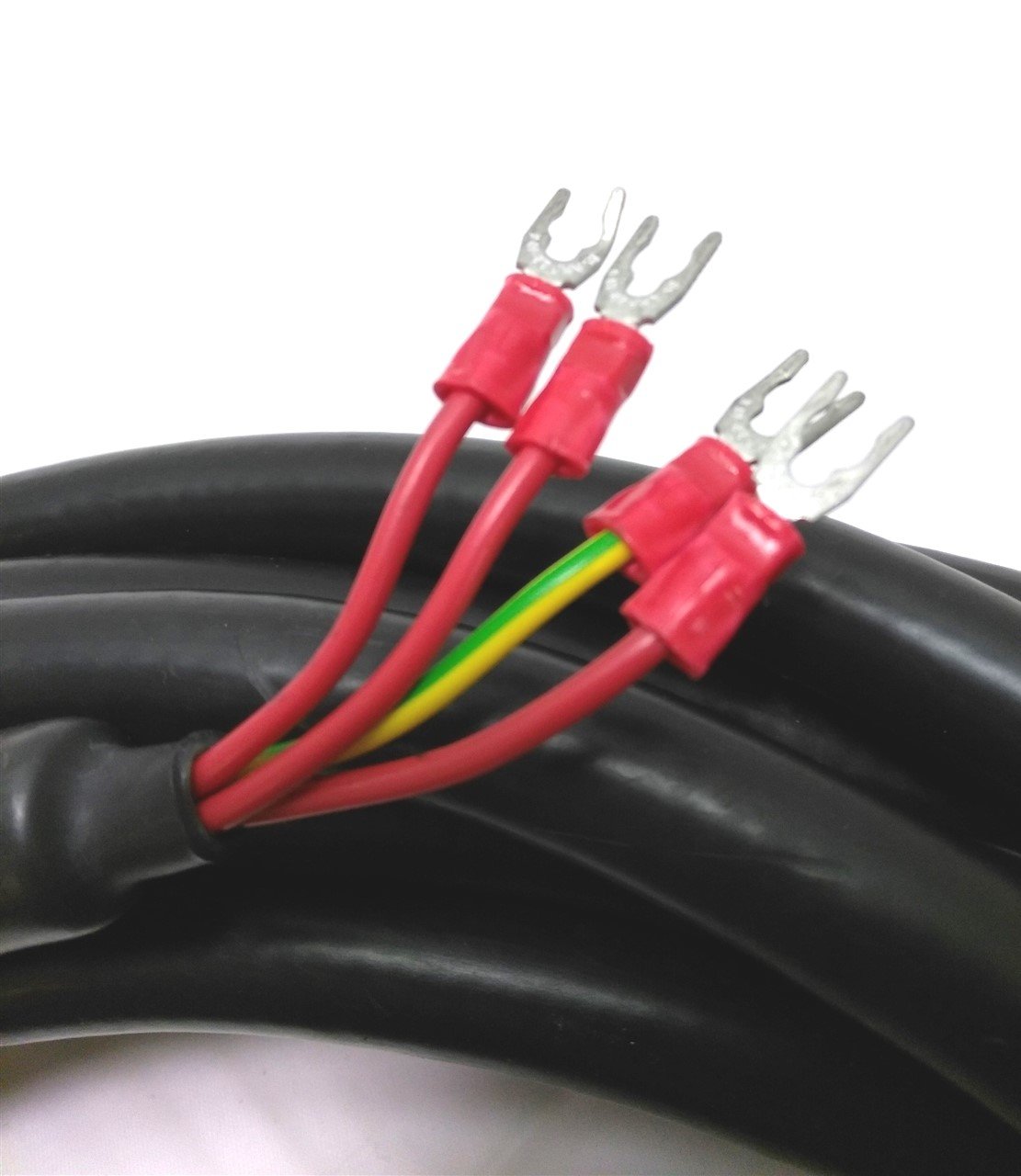 Used Parker 71-019136-CB1583 Rev A Servo Power Cable 33' Long 14 Pin to Flying Leads