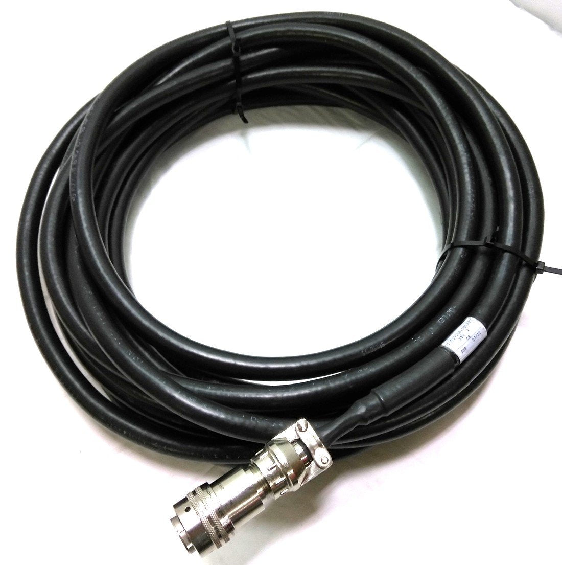 Used Parker 71-019136-CB1583 Rev A Servo Power Cable 33' Long 14 Pin to Flying Leads