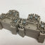 Used Lot of 10 Weidmuller WDK 4N 4-Position Terminal Block Voltage: 550V 28A