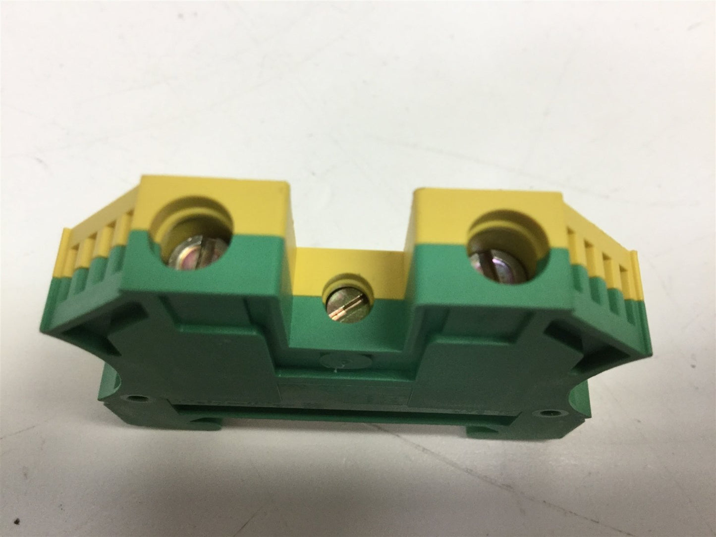 Used Lot of 5 Weidmuller WPE 10 Grounding Terminal Blocks, Voltage: 1000V, Max: 6AWG