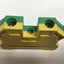 Used Lot of 5 Weidmuller WPE 10 Grounding Terminal Blocks, Voltage: 1000V, Max: 6AWG