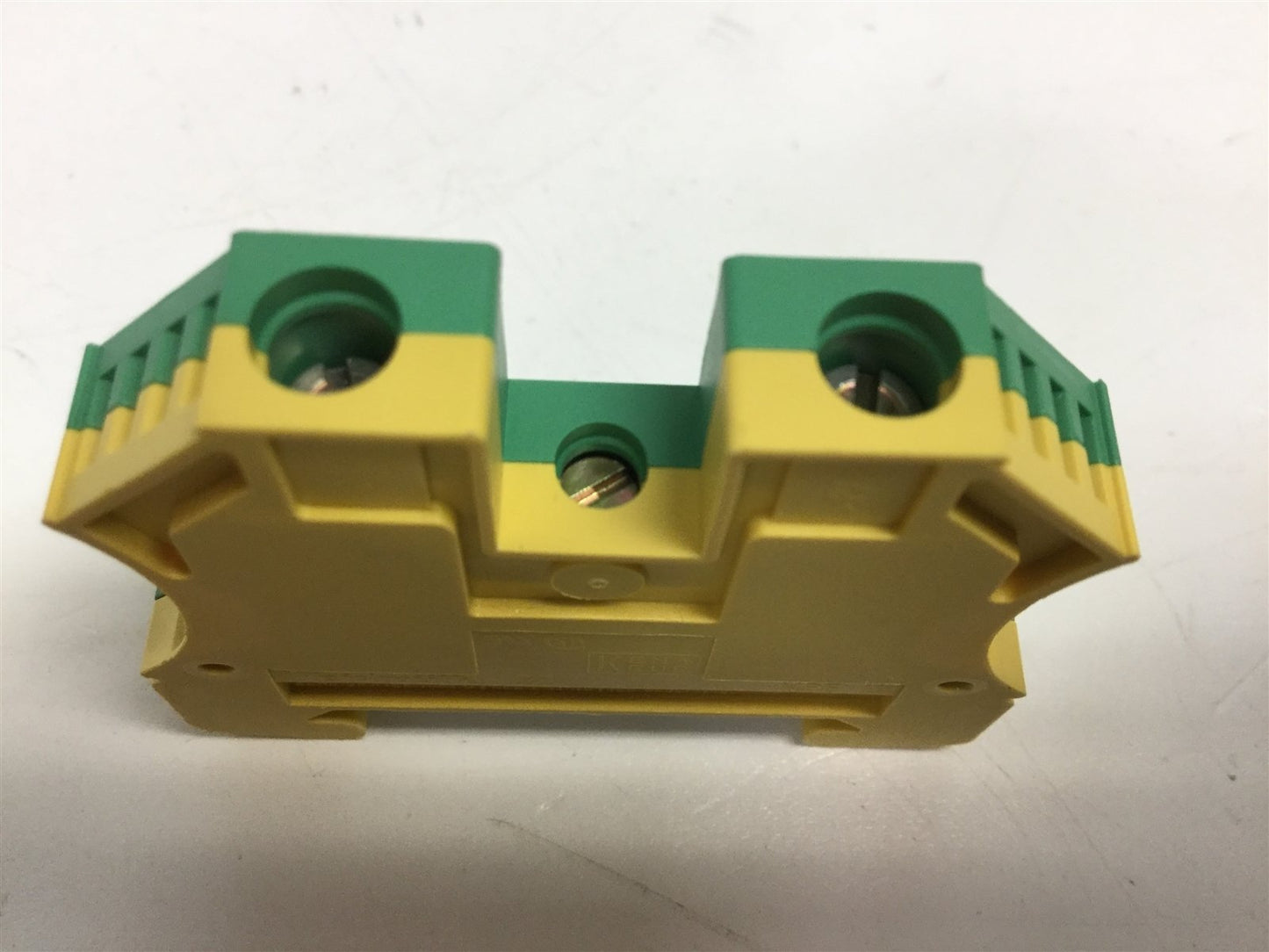 Used Lot of 5 Weidmuller WPE 10 Grounding Terminal Blocks, Voltage: 1000V, Max: 6AWG