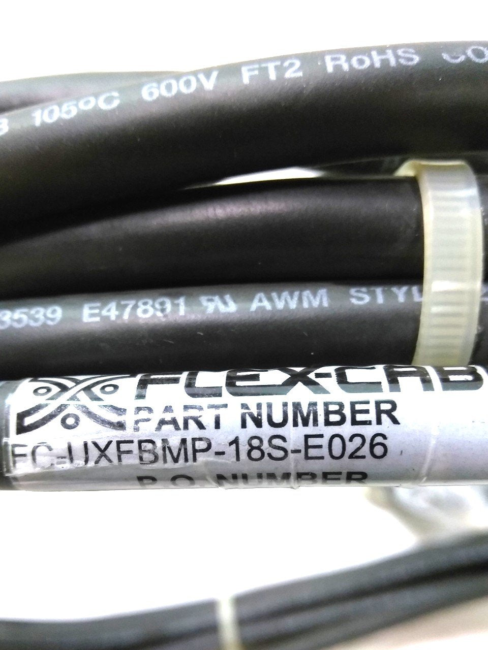 New Flex-Cable FC-UXFBMP-18S-E026 MP Series Brake Cable, 18 AWG, 600V, TNM 10-4