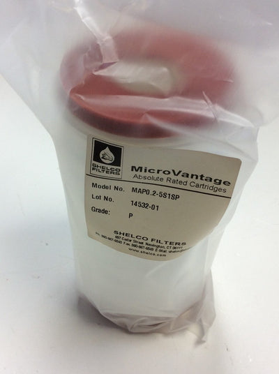 New MicroVantage MAP0.2-5S1SP Polypropylene Membrane Filter Cartridge 0.22 Micron