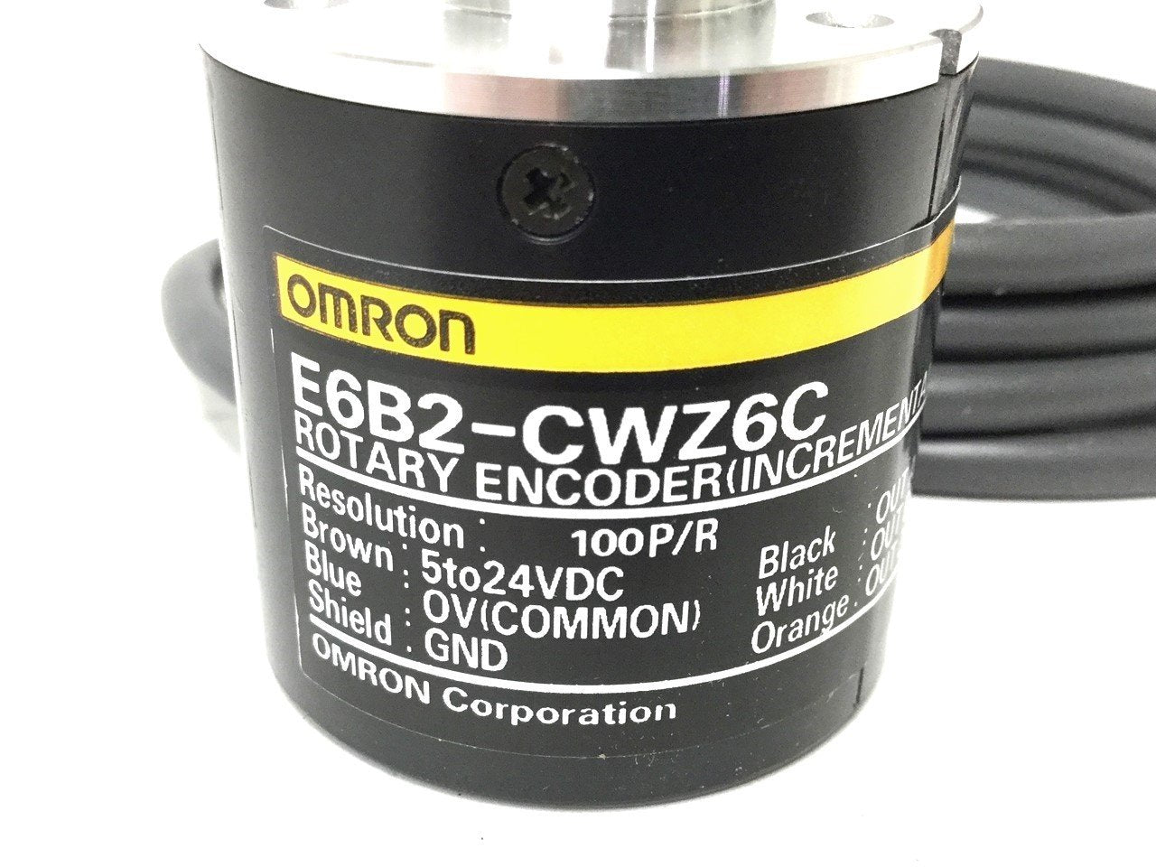 New Omron E6B2-CWZ6C Incremental Rotary Encoder, Shaft: 6mm, Voltage: 5-24VDC