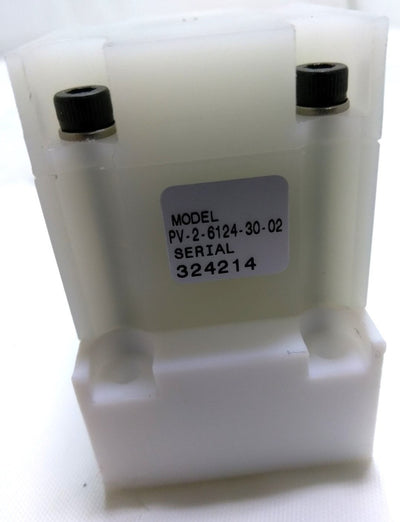 New Parker PV-2-6124-30-02 2-Way AOV Manifold, 1/4" Parflare, 10-32 Threads