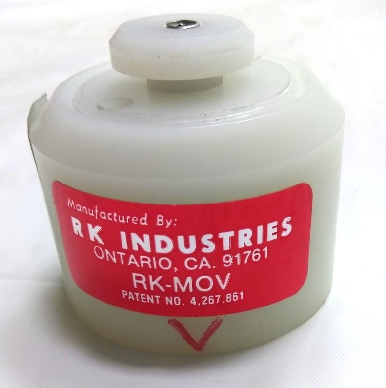 New RK Industries MOV-253 V Foot Operated Valve, 1/4" NPT, 150PSI, PVDF, VITON