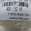 New RK Industries AOV-752 V1 Pneumatically Actuated Valve, NC, 80PSI, 3/4"NPT