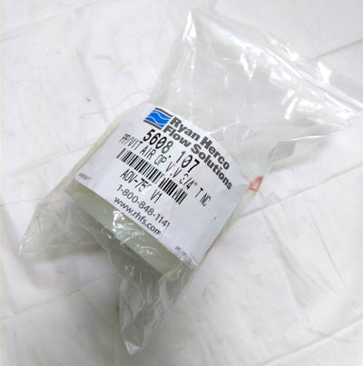 New RK Industries AOV-752 V1 Pneumatically Actuated Valve, NC, 80PSI, 3/4"NPT