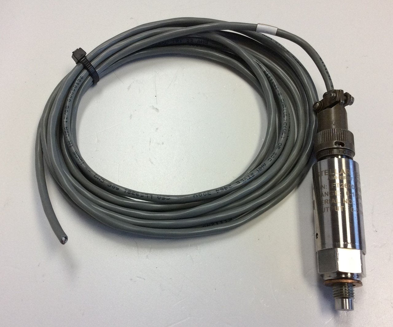 Used STI Stellar Technology FT2600-10000G-106 Miniature Pressure Transmitter 10000PSI