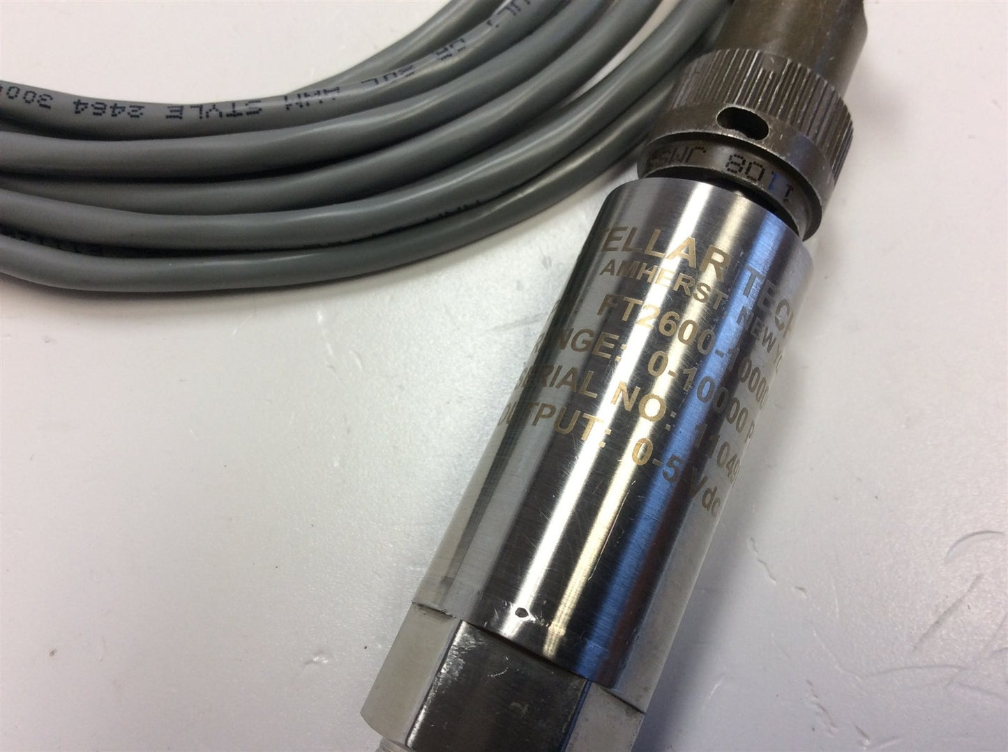 Used STI Stellar Technology FT2600-10000G-106 Miniature Pressure Transmitter 10000PSI