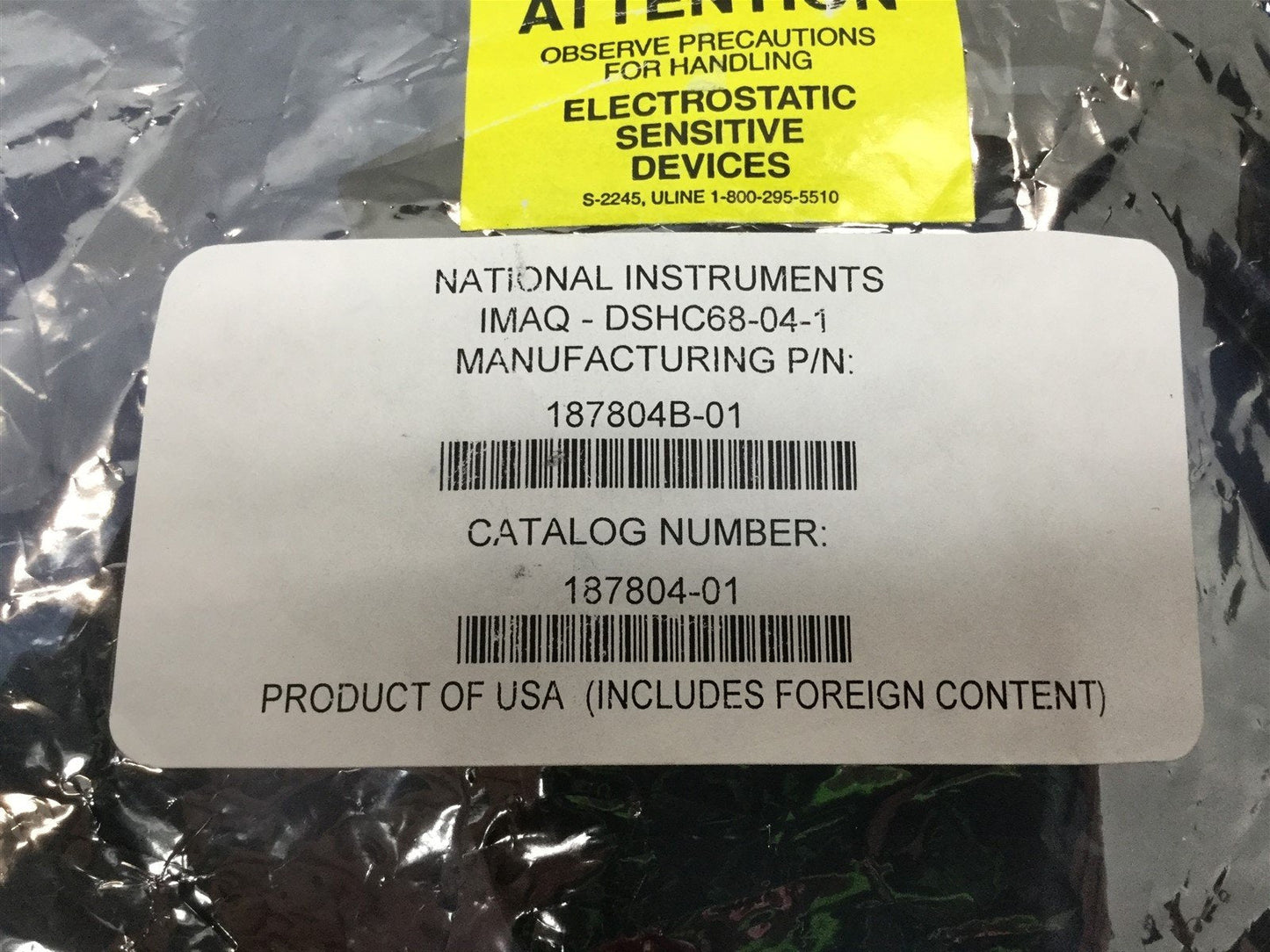 New National Instruments IMAQ-DSHC68-04-1 Vision Camera Digital Trigger 807804-01