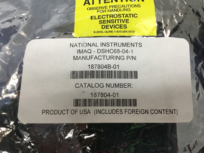 New National Instruments IMAQ-DSHC68-04-1 Vision Camera Digital Trigger 807804-01